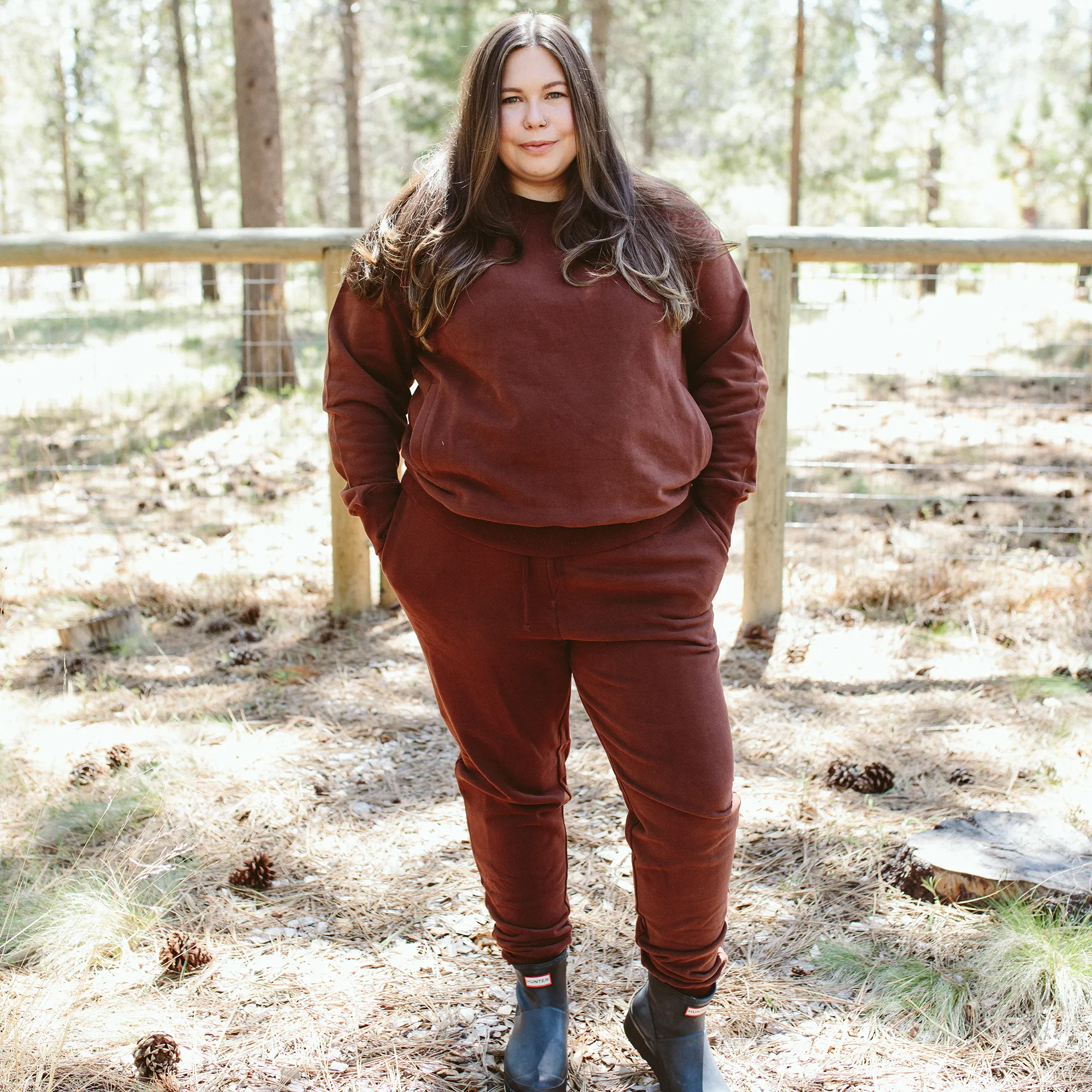 Adult Terry Sweatsuit Pant - Redwood