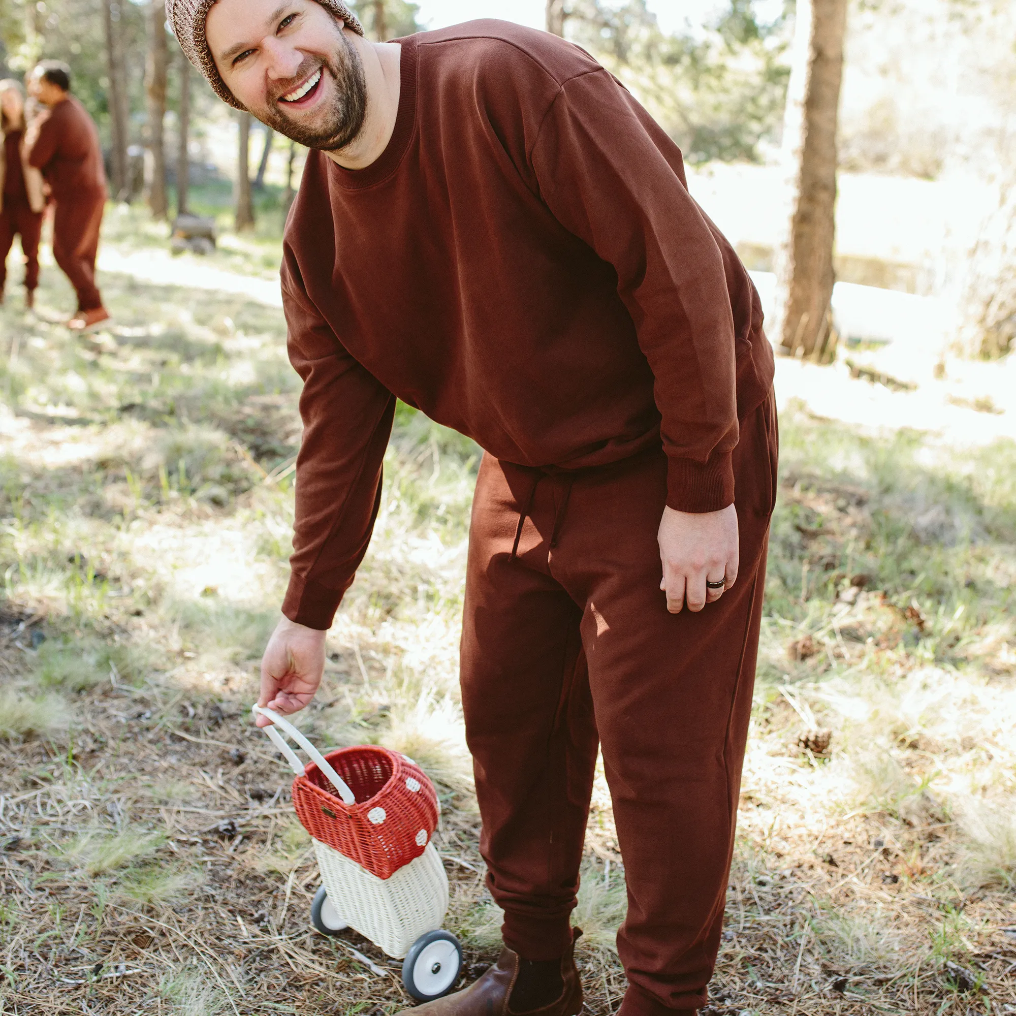 Adult Terry Sweatsuit Pant - Redwood