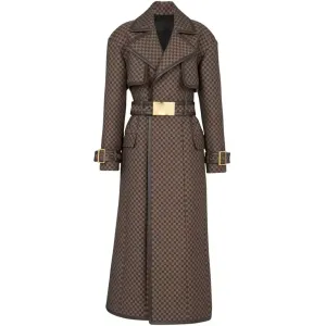 Ava Monogram Trench Coat