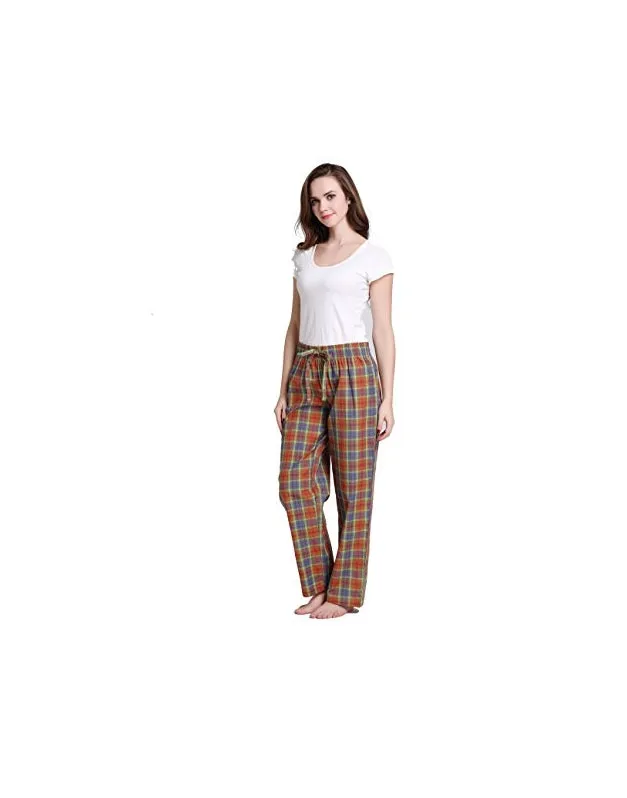 CYZ Women's 100% Cotton Woven Sleep Pajama Pants