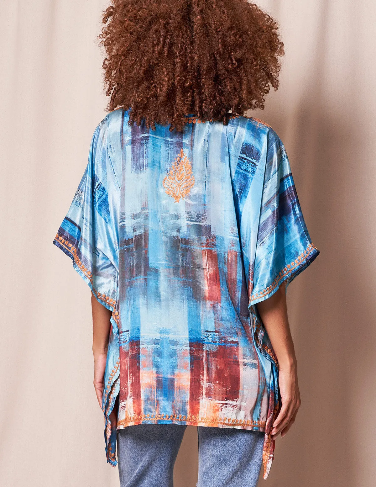 Fair Trade Flowy Tunic - Sunset