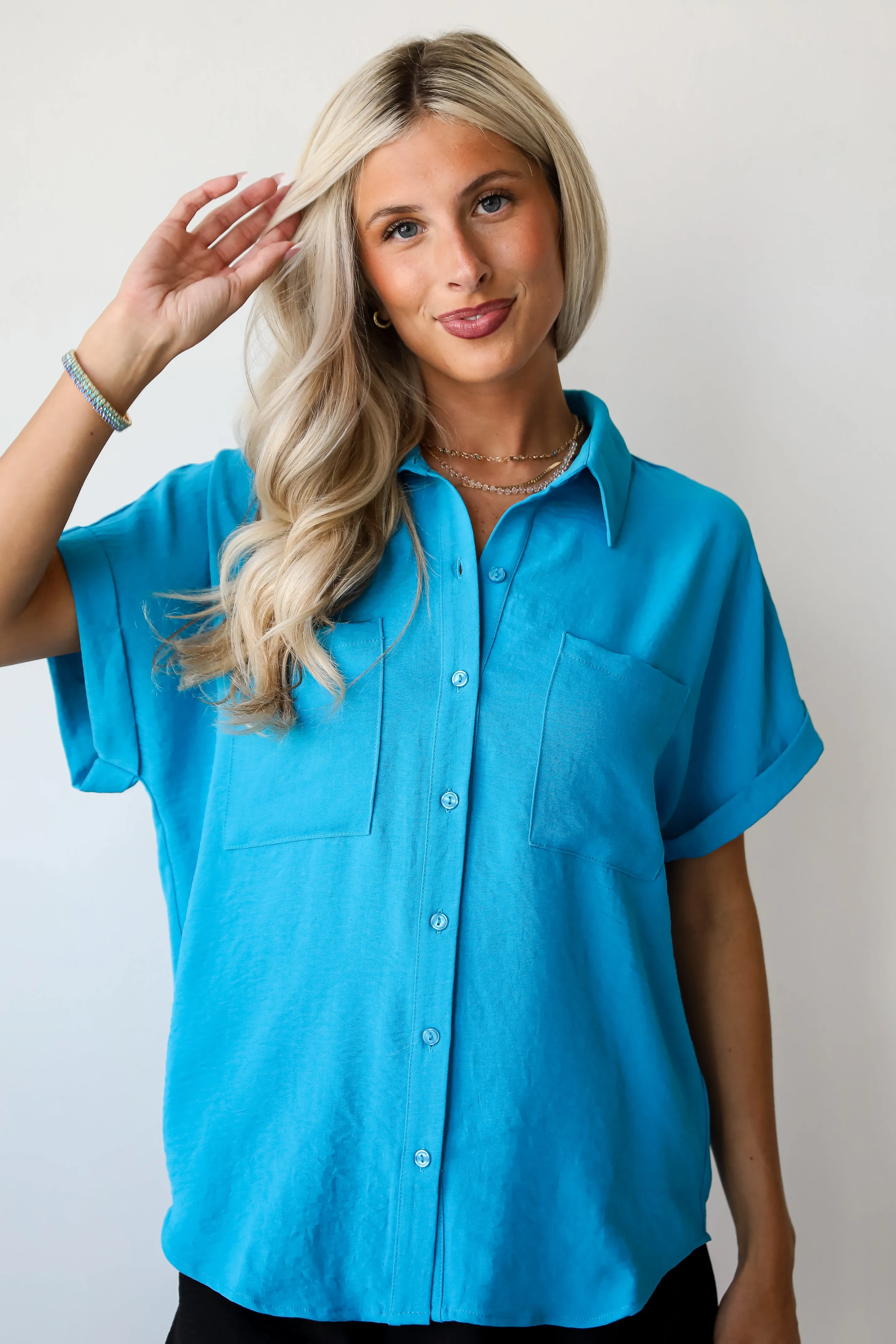 FINAL SALE - Charming Endeavors Blouse - DU DEAL