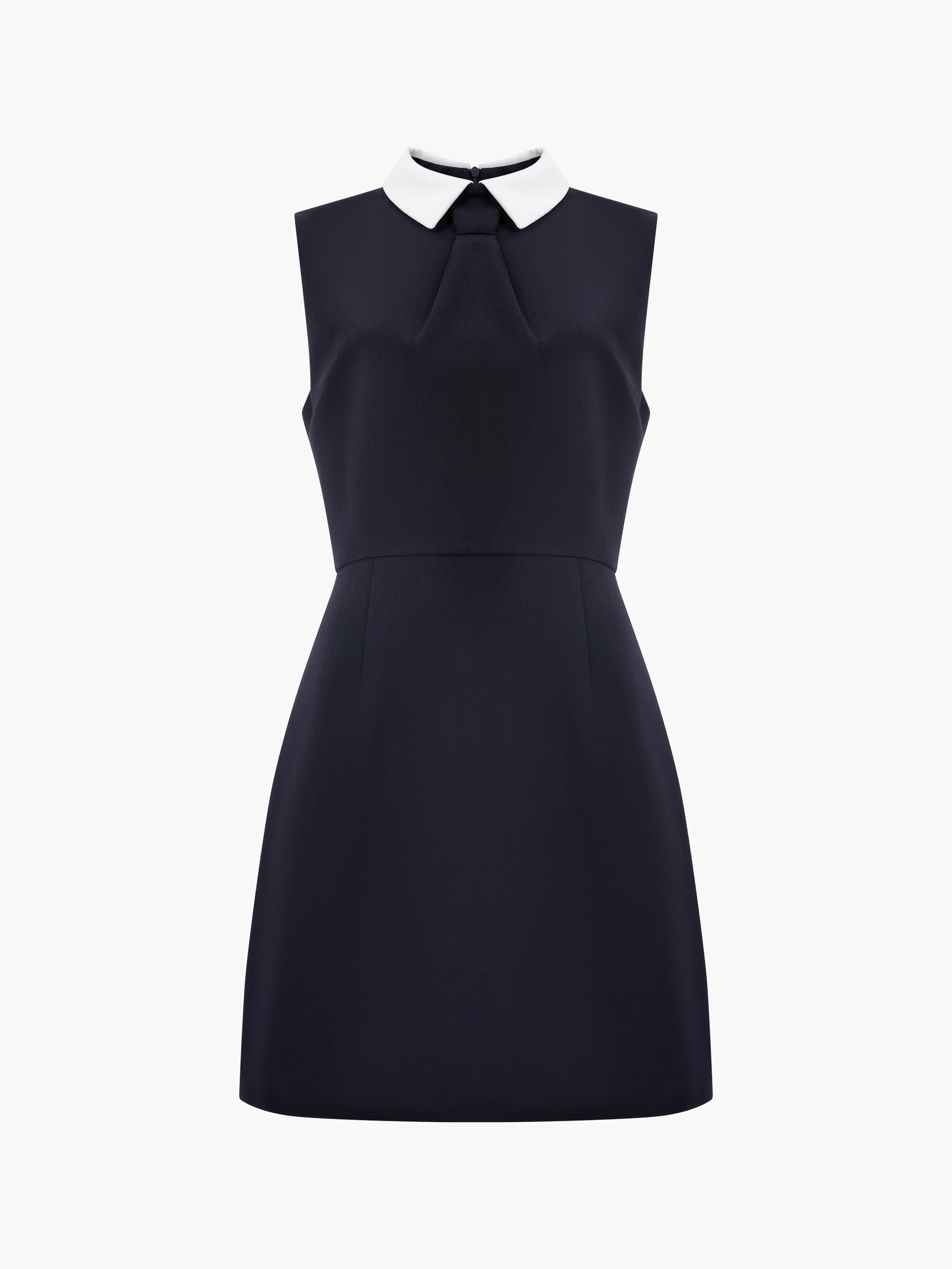 Gemma Collared Tie Mini Dress