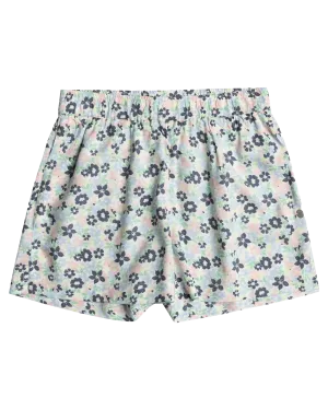 Girls Blue Ocean Floor Shorts in Bel Air & Ephemere