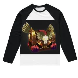 Hand-Painted Chest Sublimation Baseball Long Sleeve T-Shirt