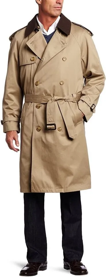 Hart Schaffner Marx Men's Burnett Trench Coat