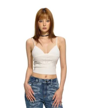 Imprint Knit Camisole Top