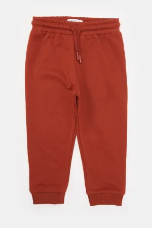 Infant Boys Orange Active Pants