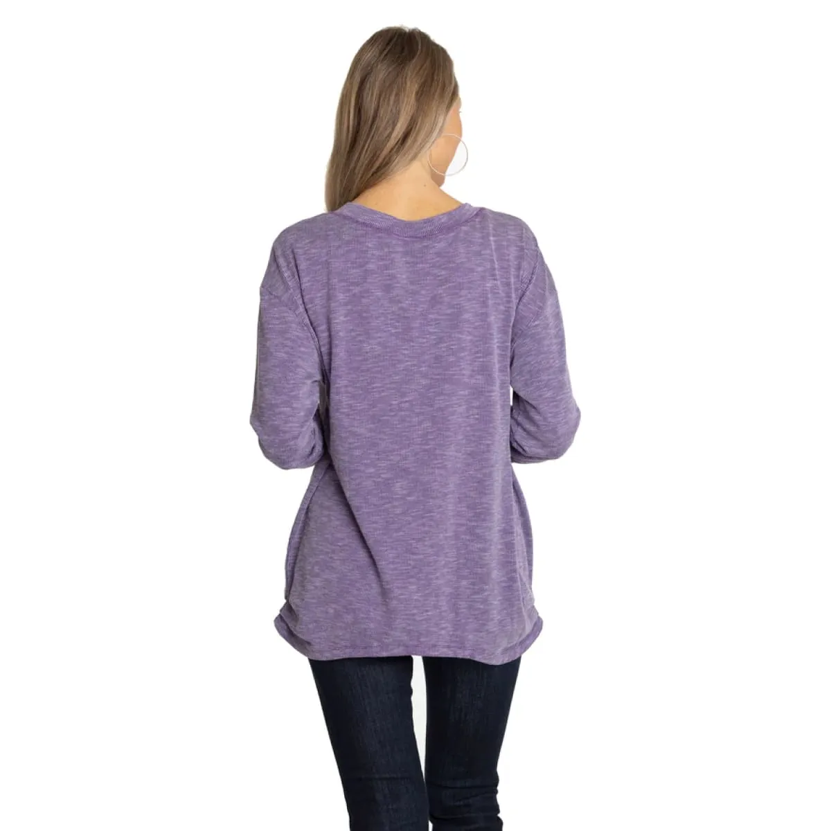 JMU Bailey V-Neck Ruched Top