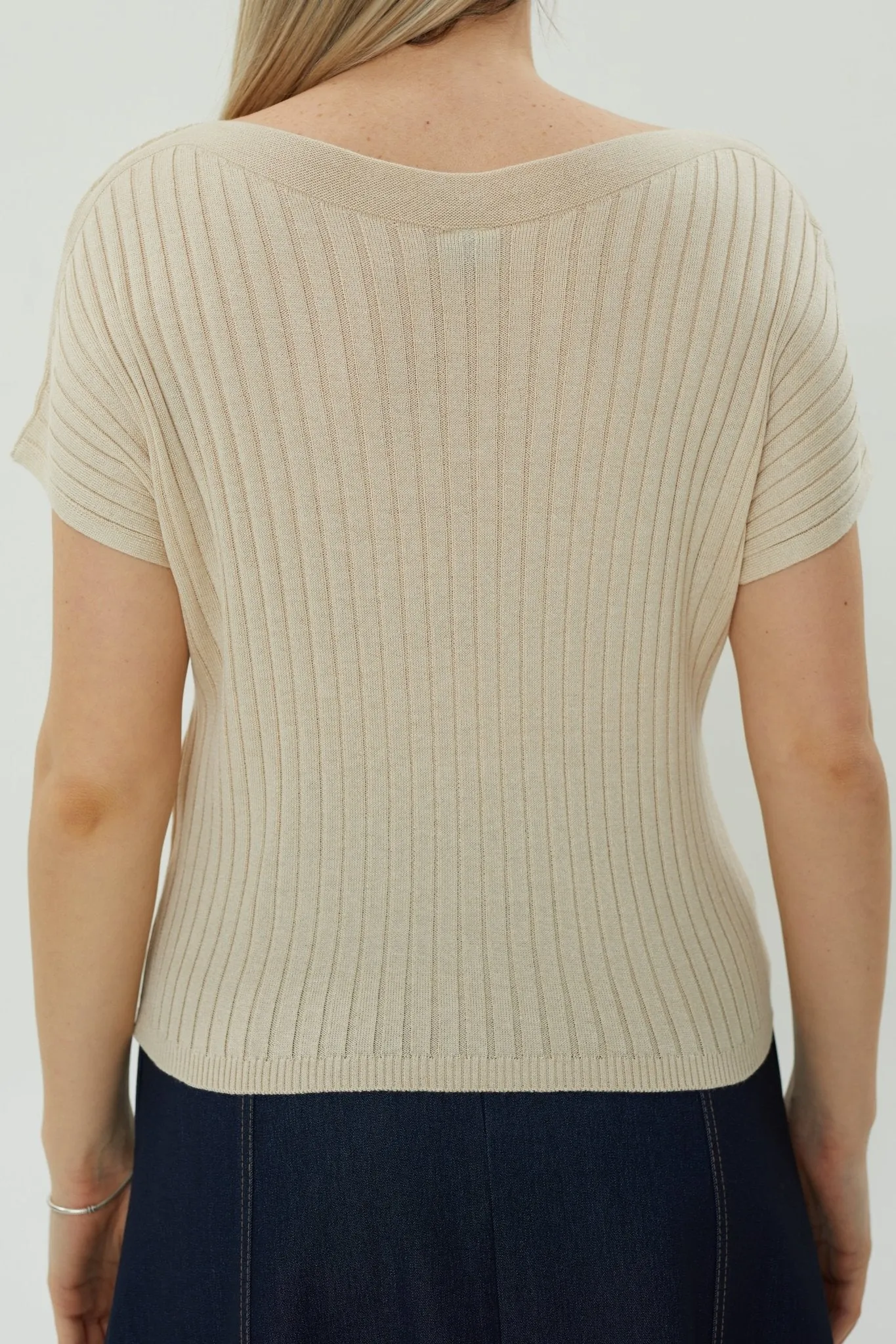 Mink Short Sleeve Sweater