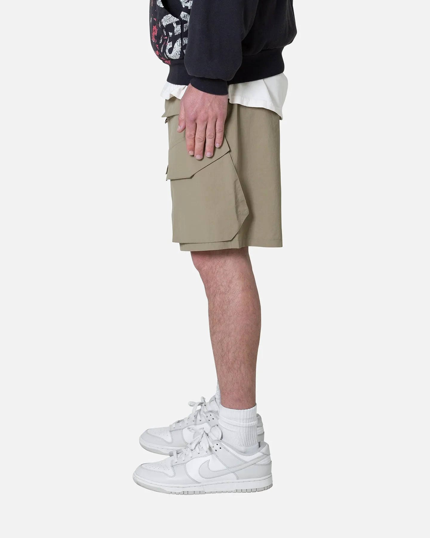 MNML Nylon Cargo Traveler Shorts Sand