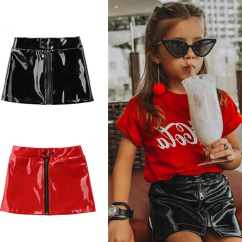 Naomi Faux Leather Skirt