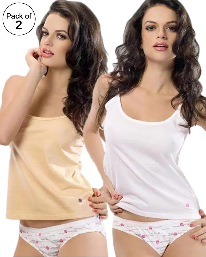 Pack of 2 - Valentine Secret White Camisole 5001