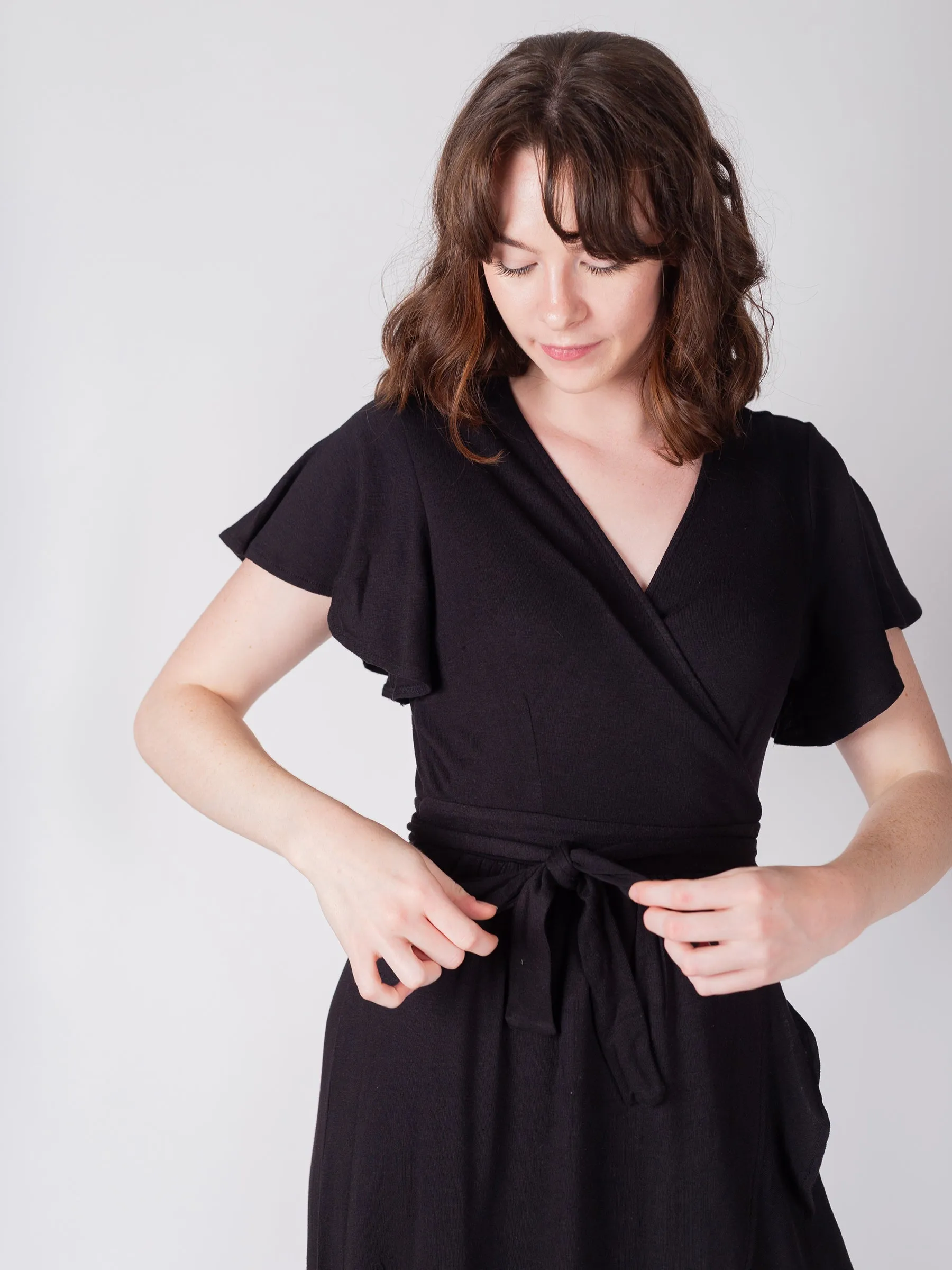 Ruffle Wrap Dress | Eclipse