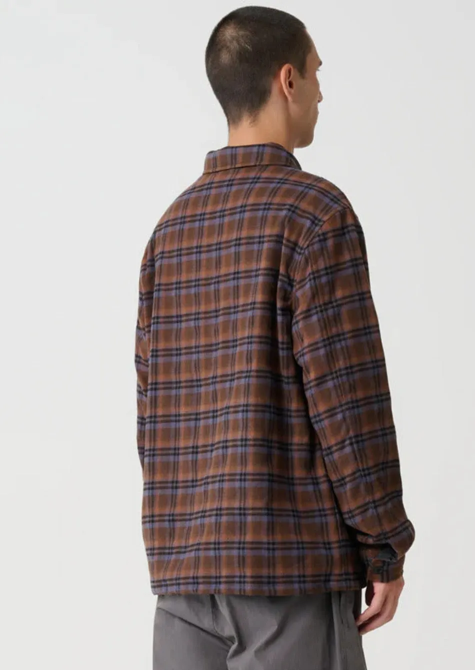 Script Zip LS Shirt Rust