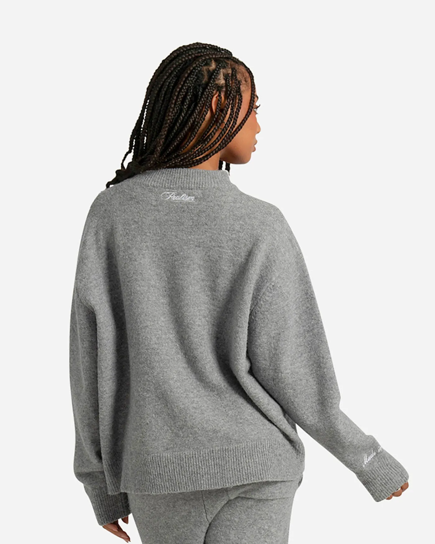 SSS REALISM RADIANT KNIT CREWNECK GREY MARLE