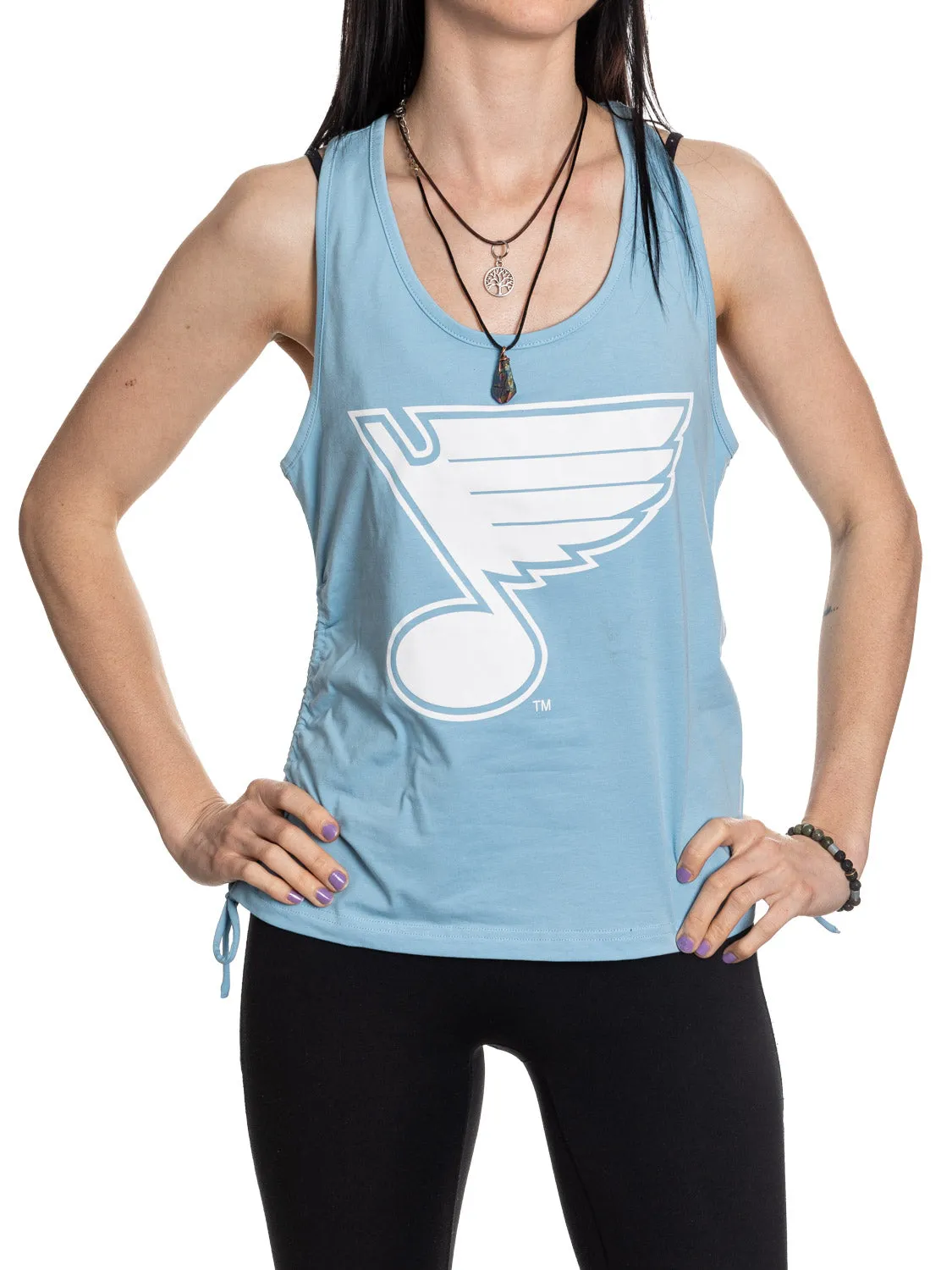 St. Louis Blues Women's Adjustable Jersey Knit Tank Top