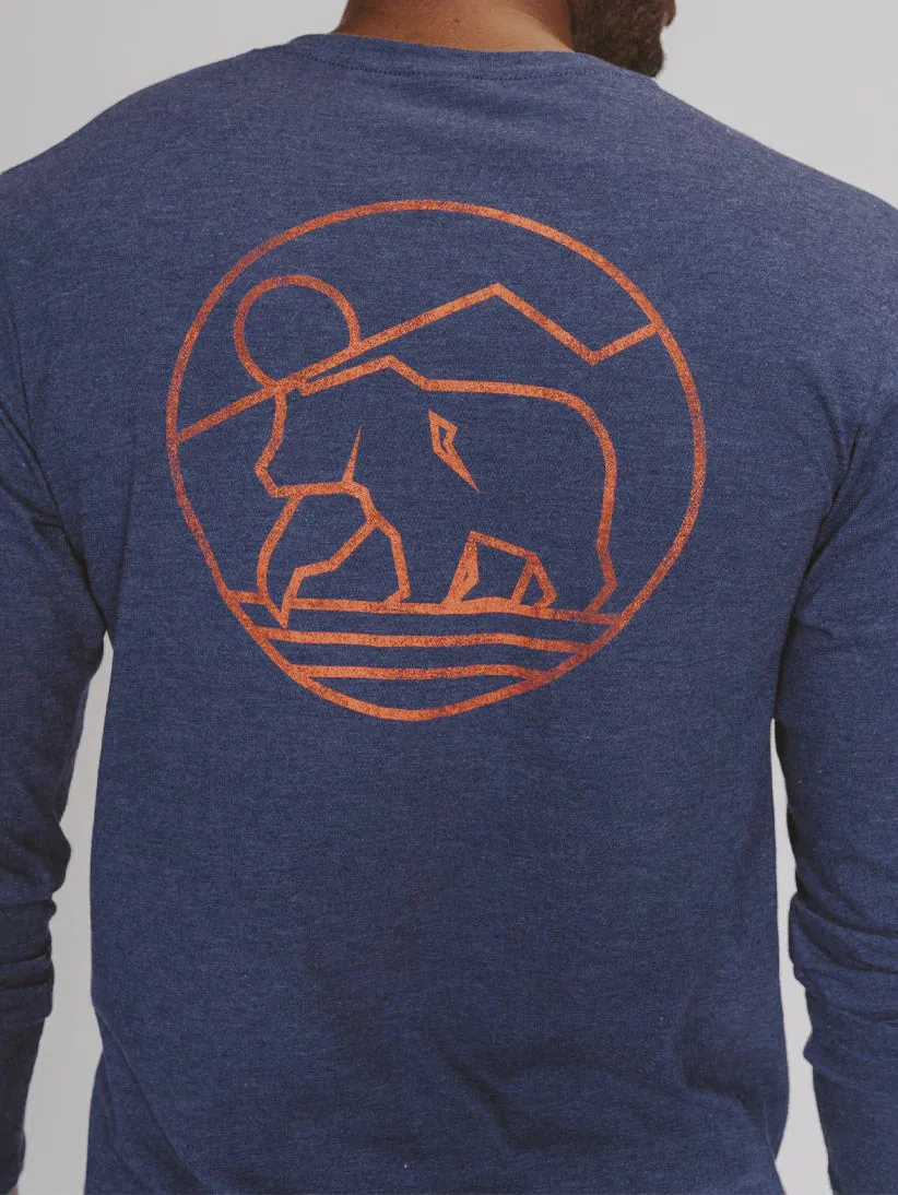 The Normal Brand | Mountain Bear Long Sleeve T-Shirt | Men's