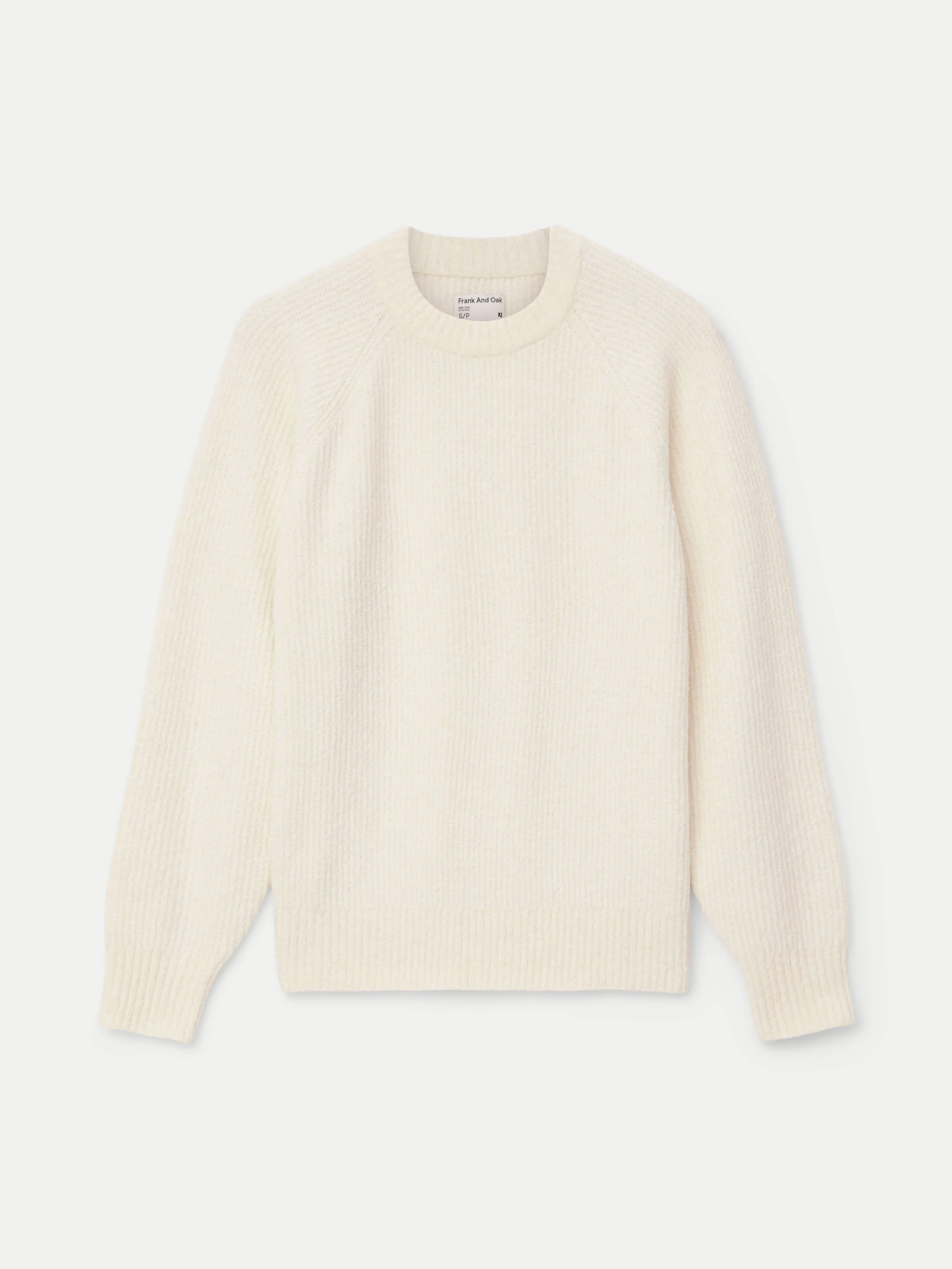 The Seawool® Crewneck Sweater in White Cream