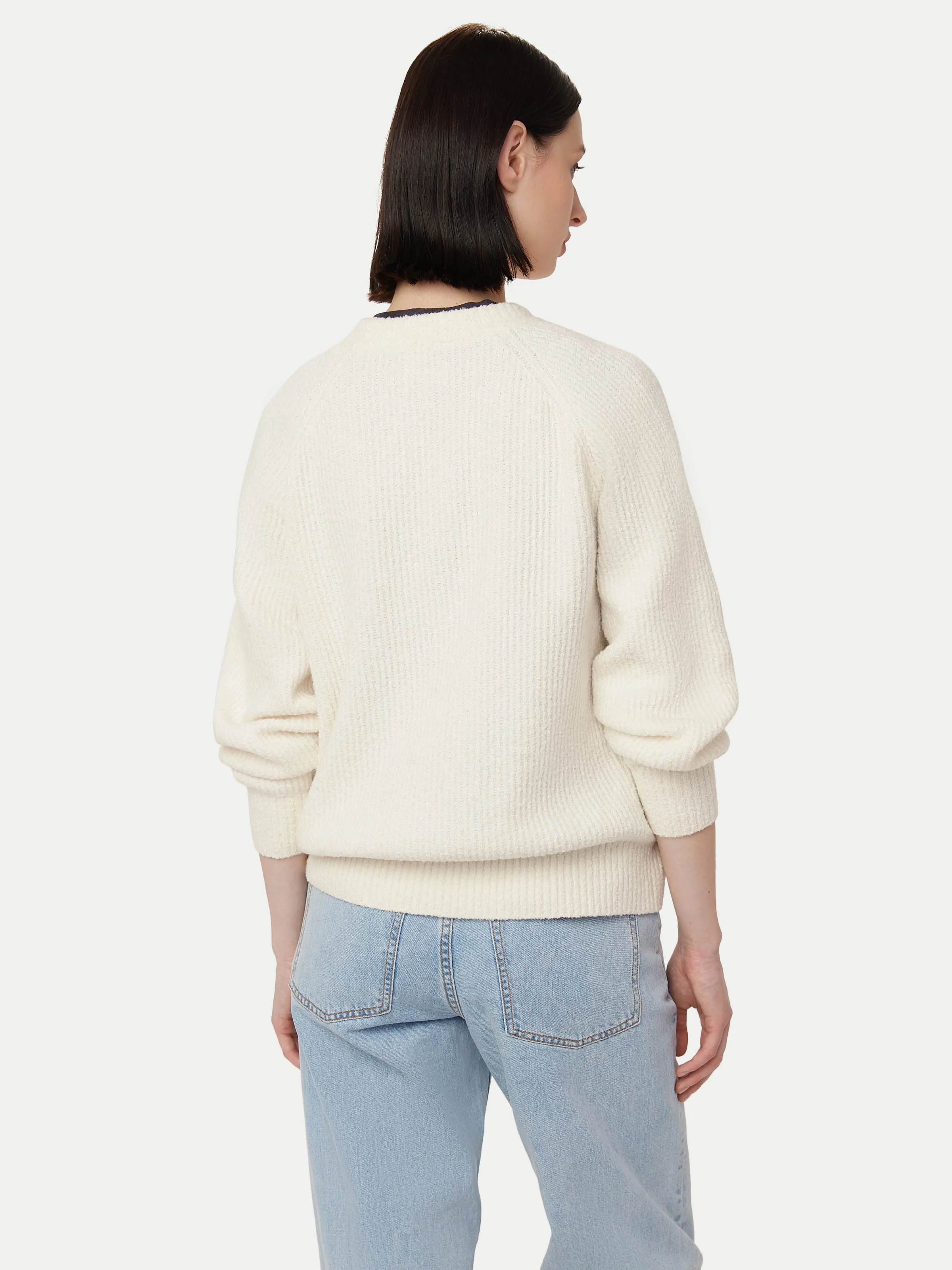 The Seawool® Crewneck Sweater in White Cream