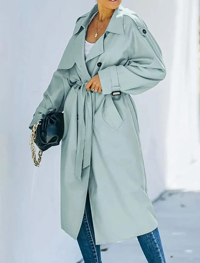 Tie Up Trench Coat