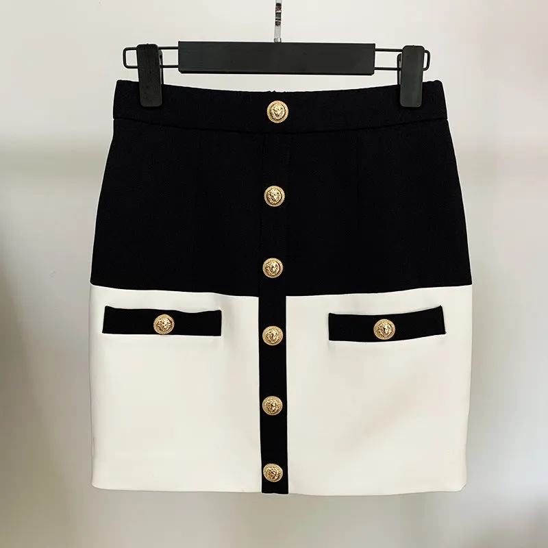 Timeless, Monochrome Mini Skirt