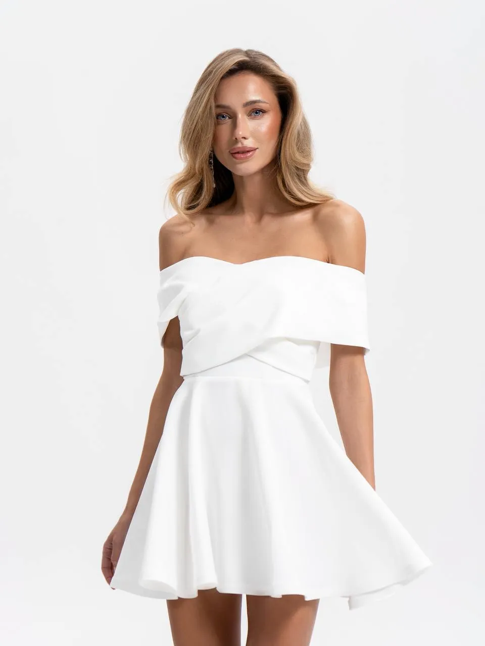 White mini dress “Aurora”