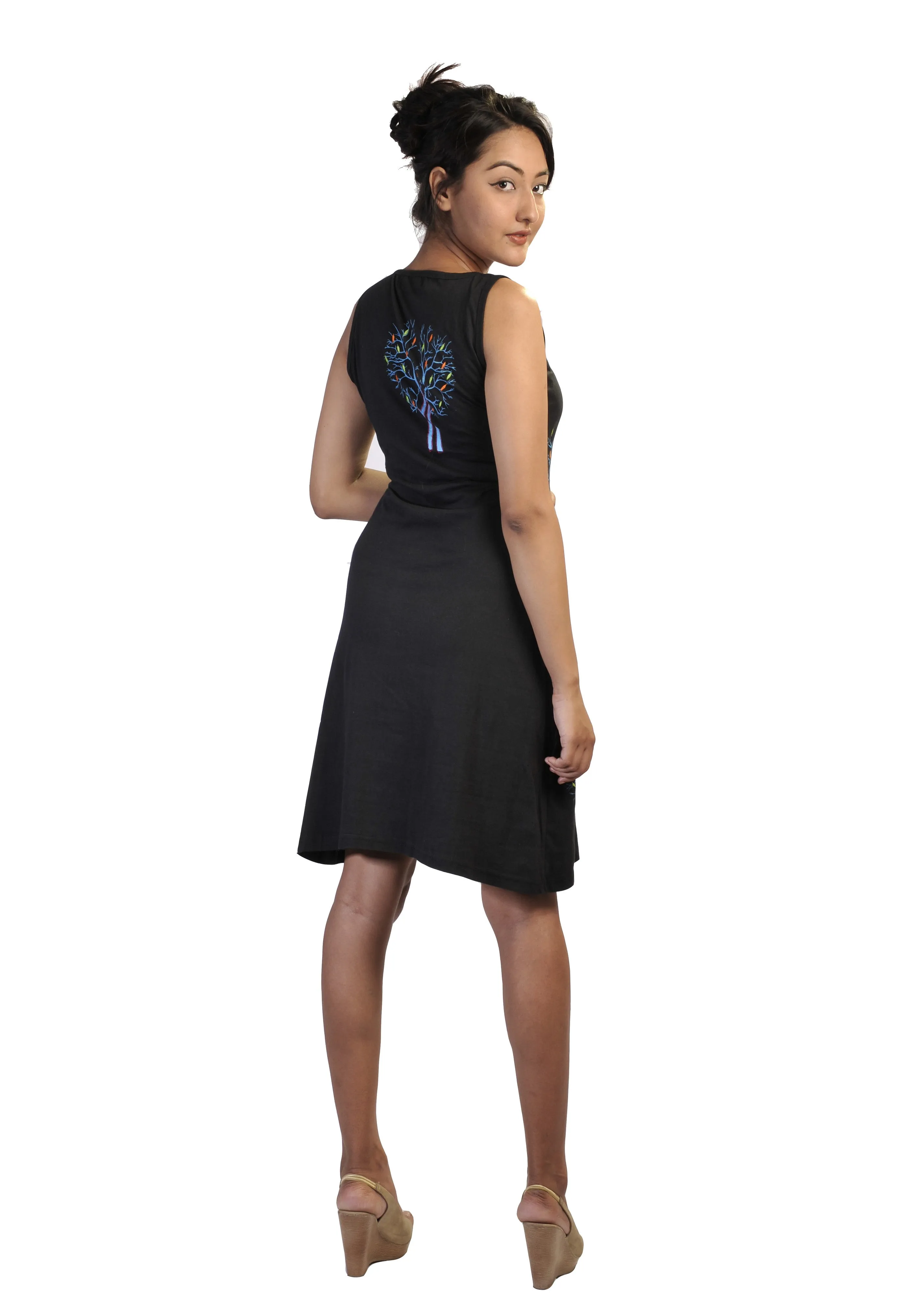 women-sleeveless-summer-dress-with-tree-embroidery